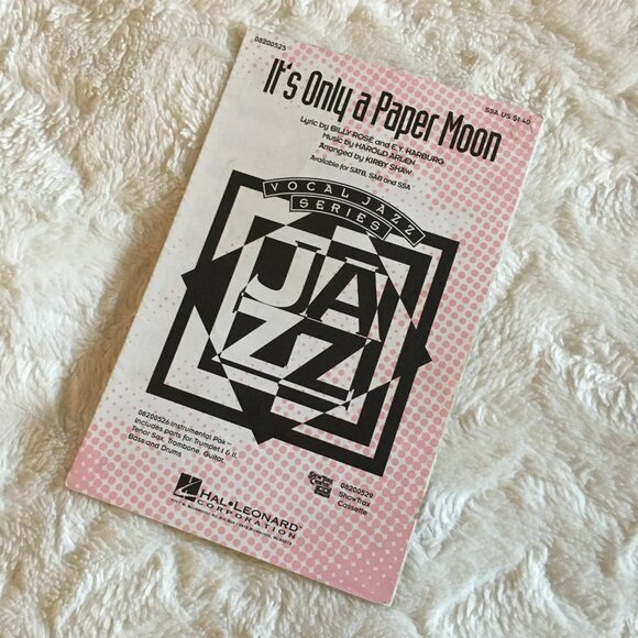 5/$25 'It's Only A Paper Moon' Jazz Hit Vocal Arrangement Music Sheets - Picture 2 of 4